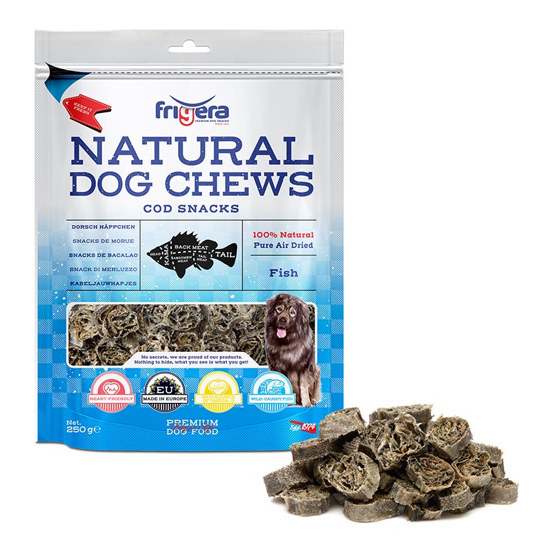Snack Natural de Bacalao 250 g para Perros